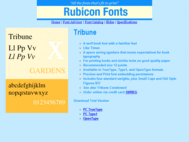 Tribune Fonts PS screenshot